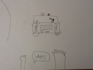 I chose this so u can see in his view 